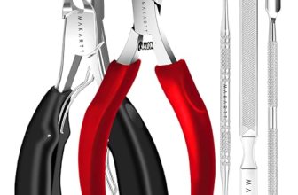 Makartt Toenail Clippers, 5-in-1 Stainless Steel Nail Clipper Set for Thick or I