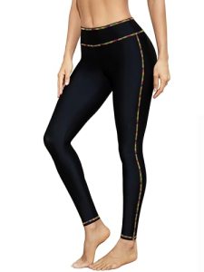 ATTRACO Women’s Swim Water Pants High Waisted Swim Tights Workout Swimming Leggi