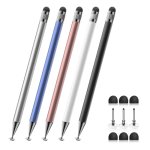 Bopomofo Stylus (5 Pcs), 2-in-1 Stylus Pen for Touch Screen