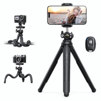 Lamicall Tripod for iPhone – [Ultra-Stable] Aluminium Phone Tripod with Wireless