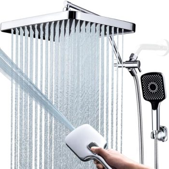 V-Frankness Shower Heads with Handheld Spray Combo