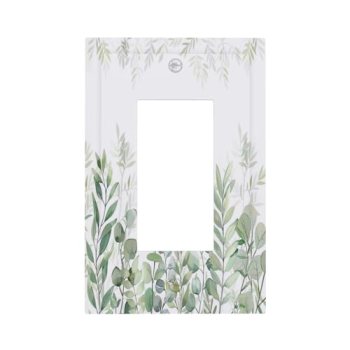 Wpshijia Green Eucalyptus Rustic Botanical Plant Leaves 1 Gang Rocker Boho Light