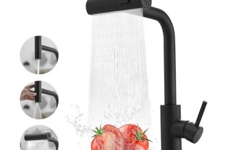 Black Kitchen Faucets with Pull Down Sprayer