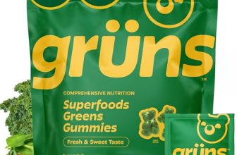 Gruns Adult Super Greens Multivitamin Gummies
