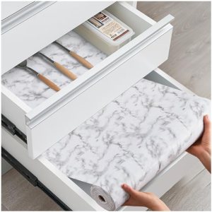 ALIUNI Drawer and Shelf Liner, Non-Slip Kitchen Cabinet Liners Non-Adhesive Thic