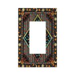 Wpshijia Outlet Covers Boho Burning Sun Hippie Retro Bohemian Gypsy 1 Gang Wall