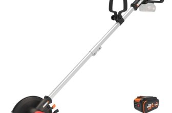 WORX Cordless Lawn Edger, 7” Grass Edger with 3 Depth Settings