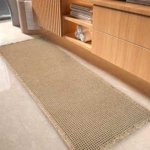 tchdio Waffle Bath Mat-Runner Rug