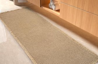 tchdio Waffle Bath Mat-Runner Rug