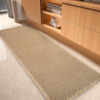 tchdio Waffle Bath Mat-Runner Rug