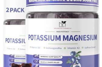 2 Pack Potassium Magnesium Gummies