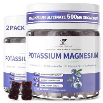 2 Pack Potassium Magnesium Gummies