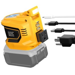 Ecarke 200W Portable Power Inverter Compatible with DeWALT 20V Battery