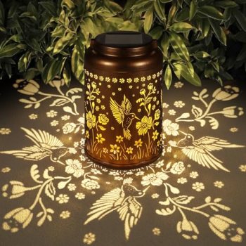 Solar Lanterns Outdoor Waterproof Hummingbird Garden Decor Gifts for Women Mom G