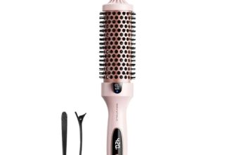 Wavytalk Thermal Brush, Blowout Boost 1.5 inch Heated Round Brush for Blowout Lo