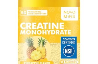 novomins Creatine Monohydrate Gummies for Men & Women