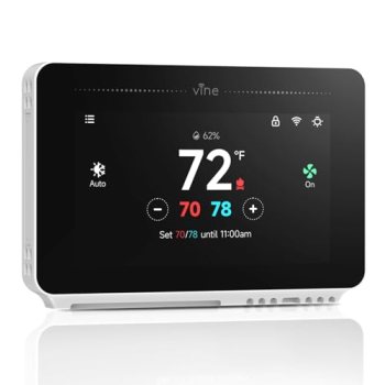 vine Programmable Thermostat for House with 4.3″ Touch Screen