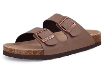 ODOLY Unisex Cork Footbed Slide Sandal