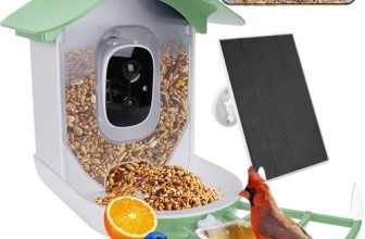 Smart Bird Feeder with Camera Solar Powered