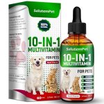 Сat Vitamins for Indoor Cats – Liquid 10-in-1 Multivitamin for Dogs – C