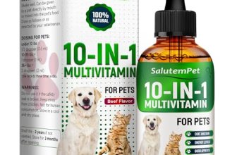 Сat Vitamins for Indoor Cats – Liquid 10-in-1 Multivitamin for Dogs – C
