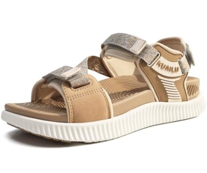 KuaiLu Walking Orthopedic Sandals Womens Comfortable Arch Support Hiking Sandles