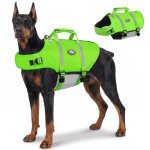 AOFITEE Dog Life Jacket Large, Reflective Dog Life Vest for Swimming XXL