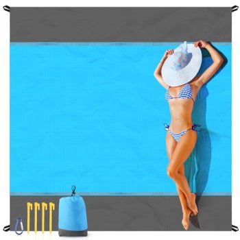 EASYFUN Beach Blanket Sandproof Oversized