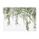 Tewujay Light Switch Cover Green Eucalyptus Leaves 3 Gang Wall Plate Triple Ligh
