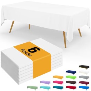 Smiry Disposable Table Cloth – 6 Pack