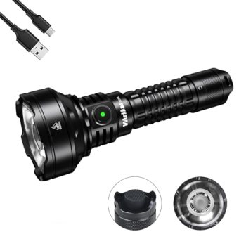 Wurkkos LED Tactical Flashlight Rechargeable