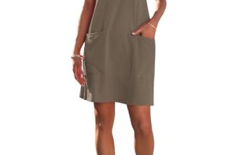 AUSELILY Womens Summer Dress 2026 Sleeveless Casual Mini Dress Spaghetti Strap S