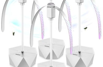 PIMAG Fly Fans for Tables, Fly Repellent Fan Outdoor Indoor Keep Flies Away