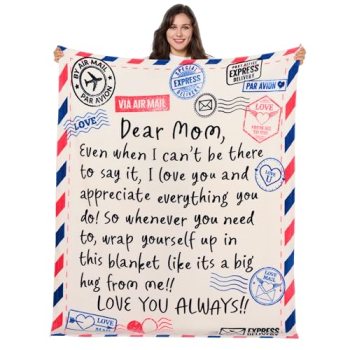 Joiedomi Mothers Day Blanket Gifts for Mom Birthday Gifts Soft Flannel Blanket f