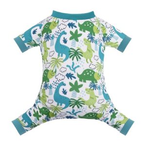 CuteBone Small Dog Pajamas Shirt Stretchy Summer Puppy Pjs Soft Cat Onesies Pet