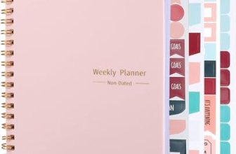Undated Weekly Planner with Habit Tracker