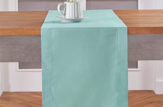 Solino Home Cotton Linen Table Runner 108 Inches Long