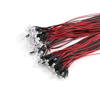 5mm 12 Volt LED Lights Emitting Diodes with Wire