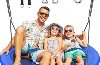Everyfun 43″ Saucer Tree Swing for Kids Adult