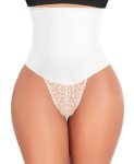 Werena Tummy Control Thong Shapewear for Women Mid High Waisted Body Shaper Unde