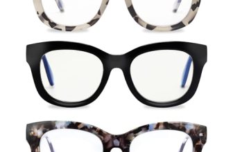LADEESSE Readers for Women Oprah Style 3 Pack Square Reading Glasses with Spring