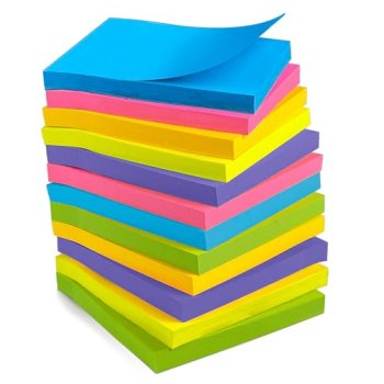 OHOME Sticky Notes – 12 Pads, 3”x3”