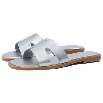 Stratuxx Kaze Open Toe Flat Dress Sandals Womens Slide Comfortable Summer Cute B