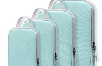 WOOMADA Compression Packing Cubes for Suitcases Travel Essentials 4 Set Expandab