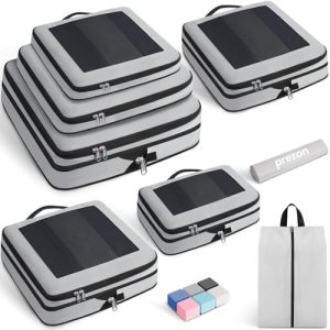 Prezon Compression Packing Cubes for Travel