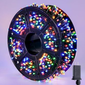 JMEXSUSS 800 LED Christmas String Lights Outdoor