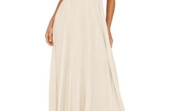 PRETTYGARDEN Womens Spaghetti Strap Maxi Dresses 2026 Summer Casual Sleeveless S