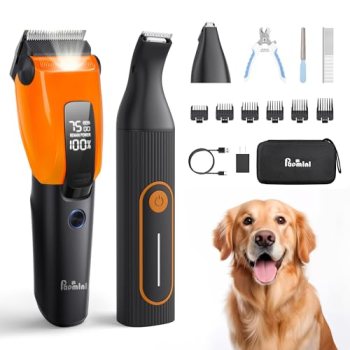 PAPMINI Dog & Cat Grooming Kit for Thick Coats