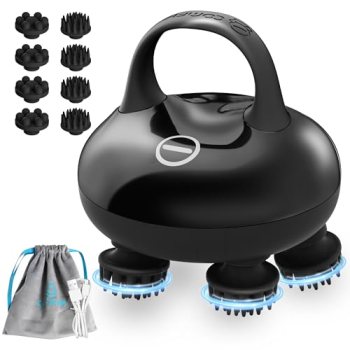 COMFIER Cordless Head Massager Scalp Massager Hair Growth with 3 kneading Modes
