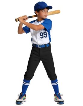 MIVEI 2T 3T 4T 5T to Youth Toddler Boys Knicker Baseball Pants Kids Tball Pants